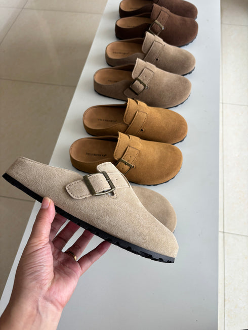 Single Belt Slid On Clogs